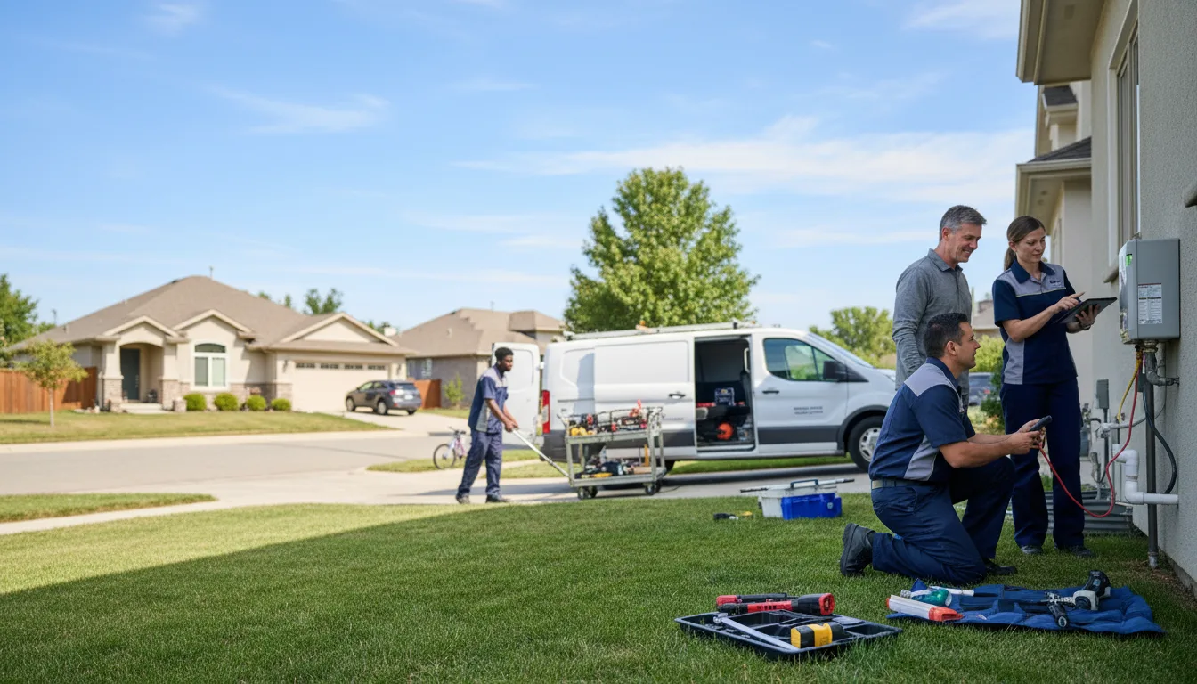 Tankless water heater service in Rayland, OH